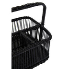 Black Rattan and Bamboo Caddy | Ezell