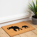 Filta Elephant And Baby Elephant Doormat