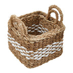 Set of Two Square Seagrass Baskets | Lidi