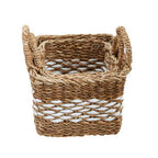 Set of Two Square Seagrass Baskets | Lidi
