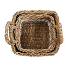 Set of Two Square Seagrass Baskets | Lidi