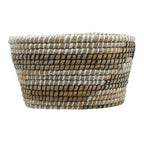 Set of Three Oval Straw Baskets | Lidi