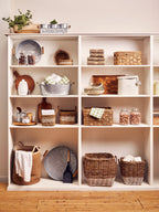 Lidi Set Of 3 Baskets With Black And White Detail