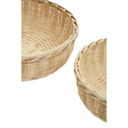 Set of Three Bamboo Baskets | Lidi