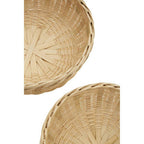 Set of Three Bamboo Baskets | Lidi