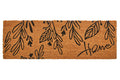 Leaves Design Rectangular Coir Doormat | Filta