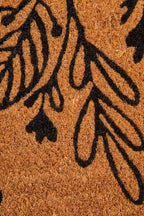 Leaves Design Rectangular Coir Doormat | Filta