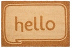 Hello Embossed Coir Doormat | Filta