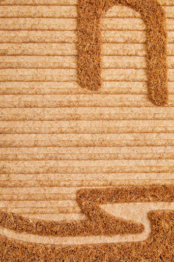 Hello Embossed Coir Doormat | Filta
