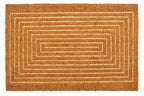 Geometric Embossed Coir Doormat | Filta
