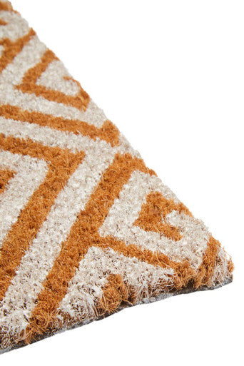 Coir Geometric Design Doormat | Filta