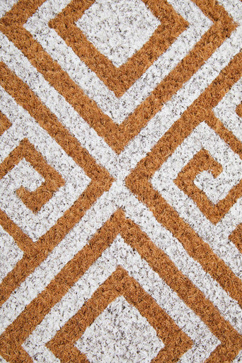 Coir Geometric Design Doormat | Filta