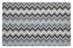 Grey and White Chevron Coir Doormat | Filta