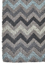 Grey and White Chevron Coir Doormat | Filta