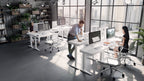 Smart Electric Height Adjustable Desk White (Glass Top) – Purus Life