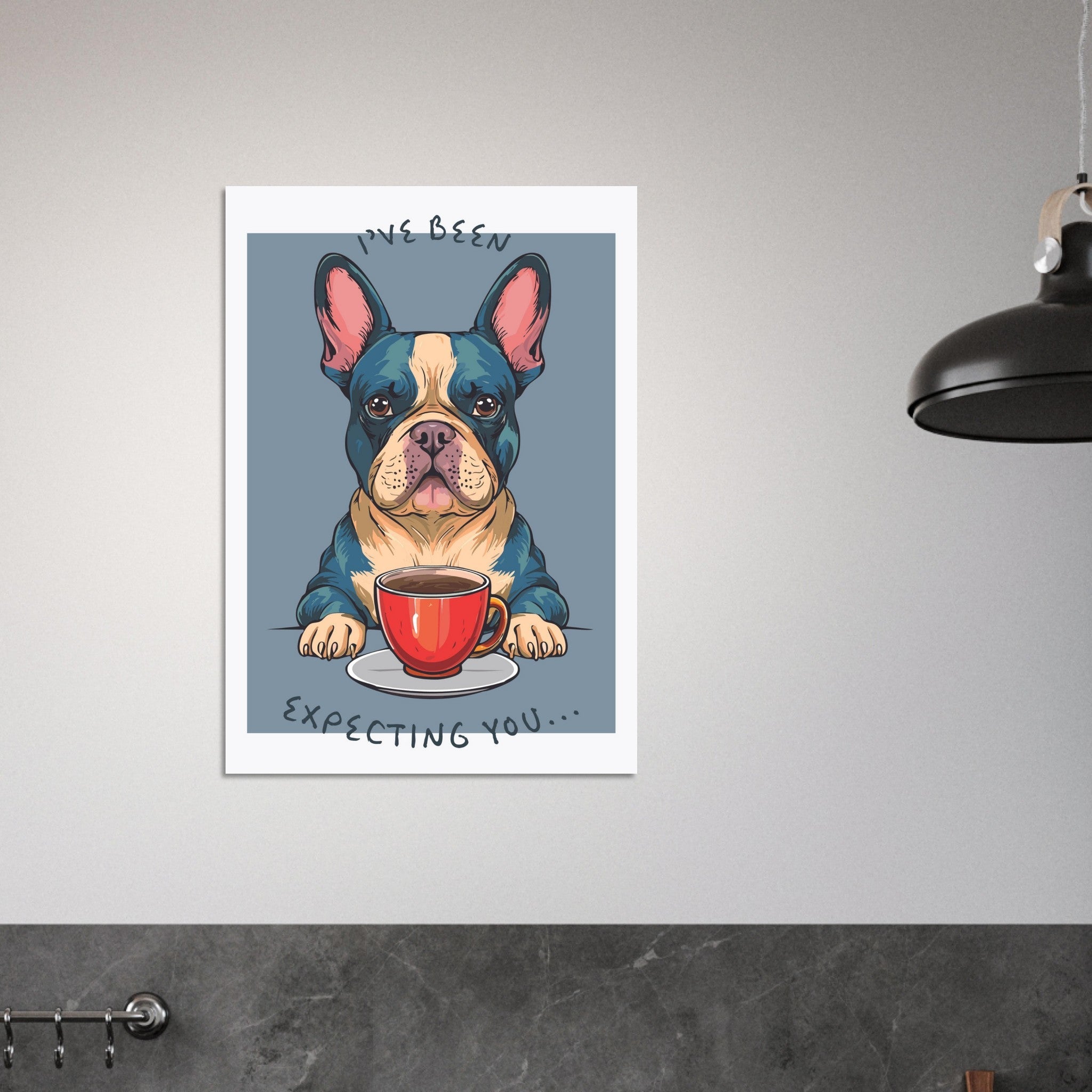 'I've Been Expecting You' (Dog) - Premium Matte Paper Poster