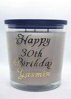 Personalised Simple Scents Grand Opulence 3 Wick Candle | Free Text Custom Message 640g