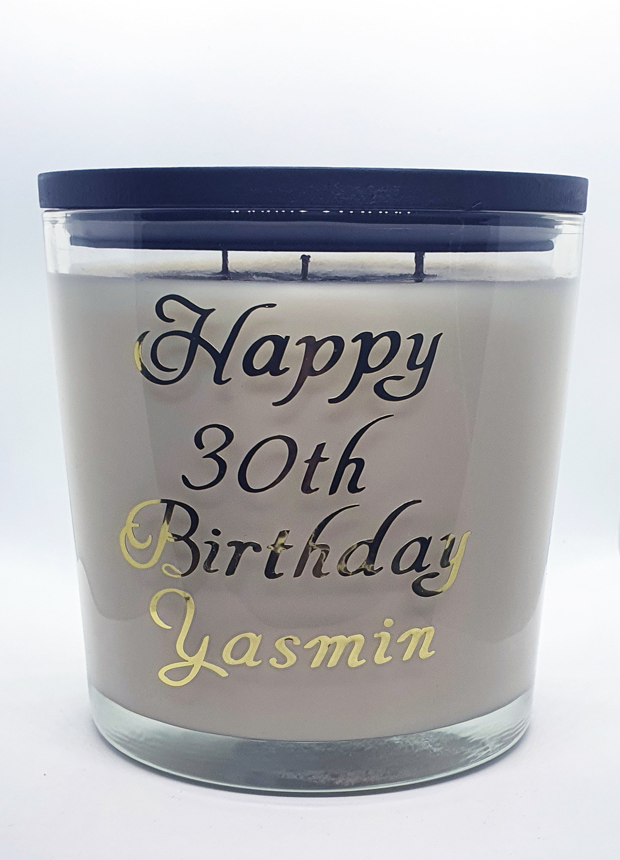 Personalised Simple Scents Grand Opulence 3 Wick Candle | Free Text Custom Message 640g