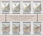 The Couture Cushion - The Outdoor Beige Stripe - Style No. 72