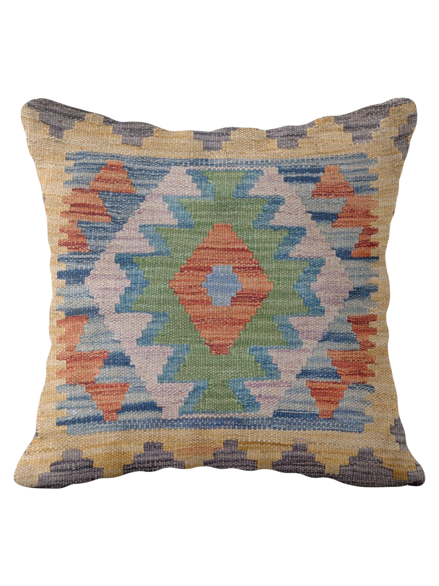 Afghan Kilim Cushion Cover - 45 x 45 cm