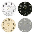Destini 60cm Dia Classical Black Wall Clock