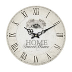 Home Sweet Home 34cm Dia Round Wall Clock
