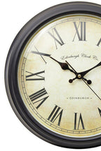 Robello 36cm Dia Black Lined Rim Wall Clock