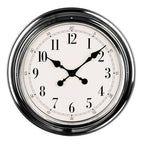 Chrome Finish Wall Clock | Pelo