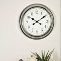 Chrome Finish Wall Clock | Pelo