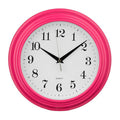 Elliot 25cm Dia Vintage Hot Pink Round Wall Clock