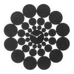 Datsun 51cm Dia Black Discs Design Wall Clock