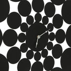 Datsun 51cm Dia Black Discs Design Wall Clock
