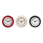 Cream Metal White Face Wall Clock | Maddox