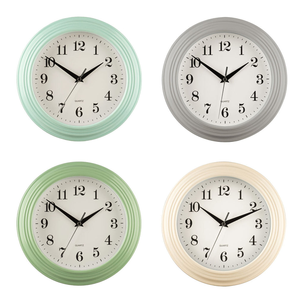 Elliot 25cm Dia Vintage Cream Wall Clock