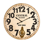 Crawley 58cm Dia Vintage Style Wall Clock