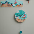 Pirate 23cm Dia Wall Clock