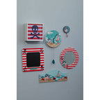 Pirate 23cm Dia Wall Clock