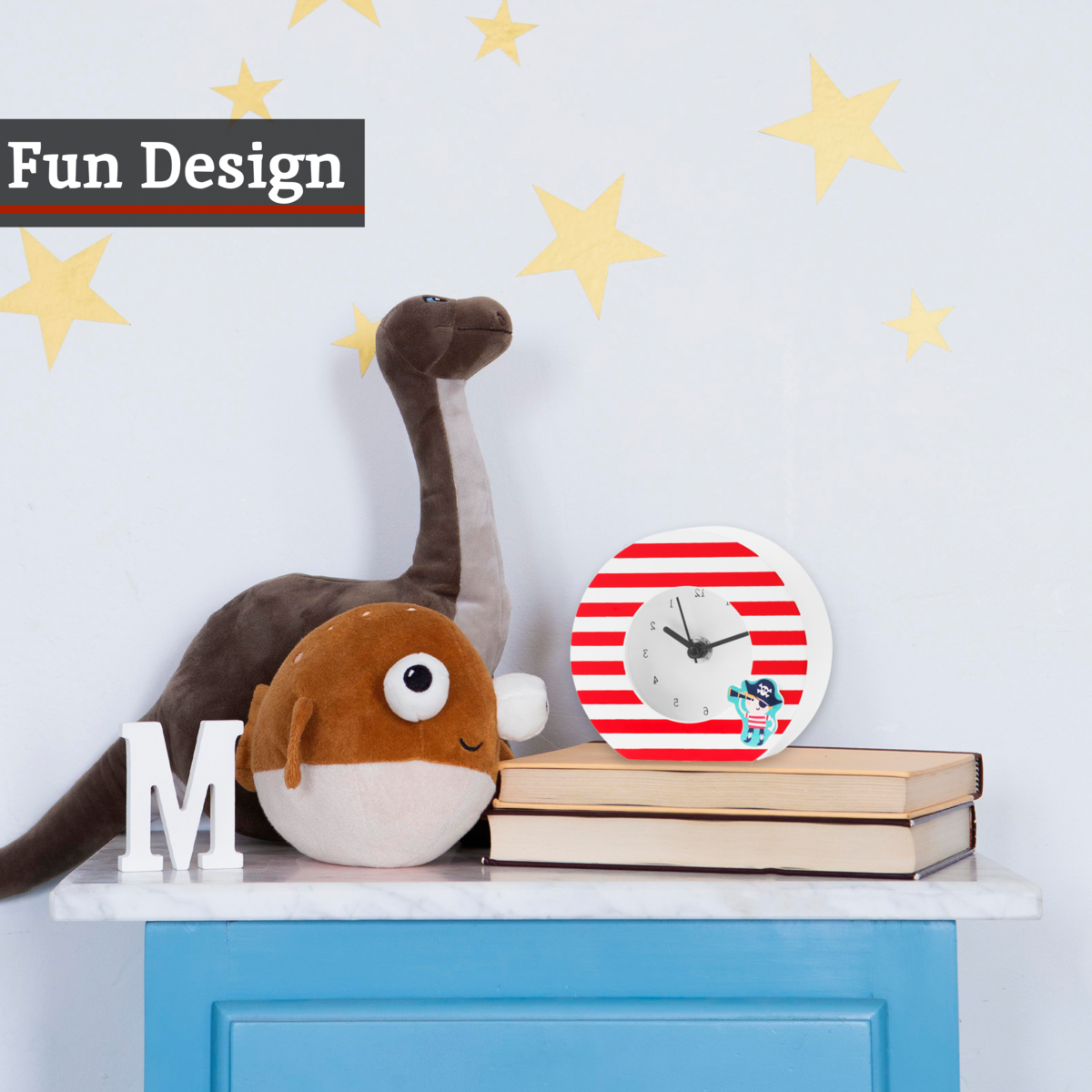 Pirate Table Clock