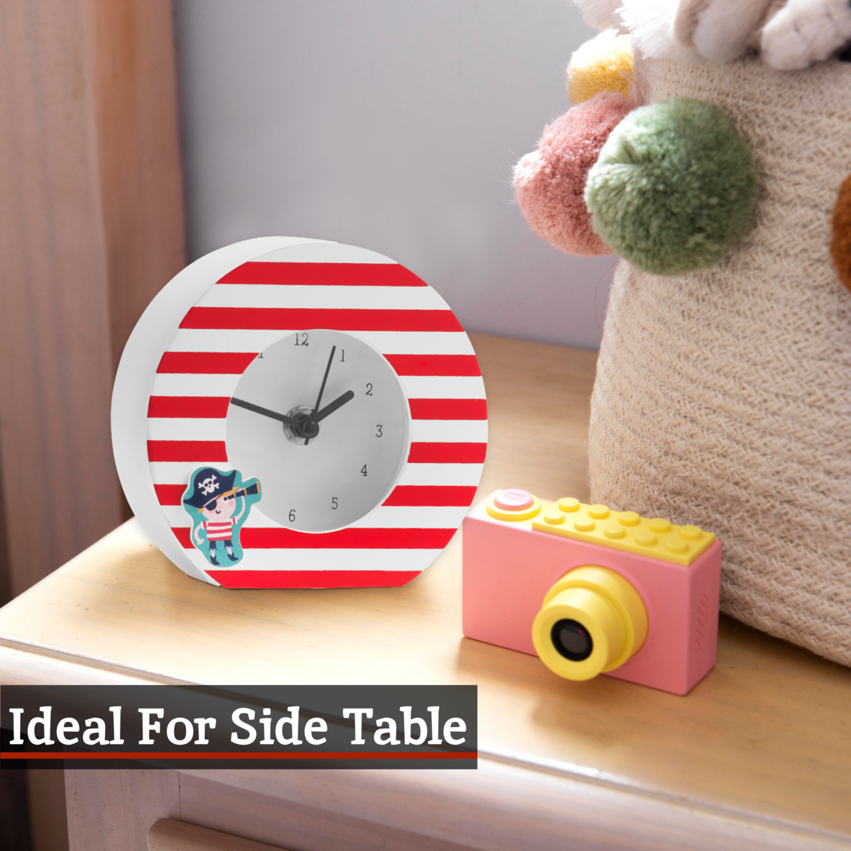 Pirate Table Clock