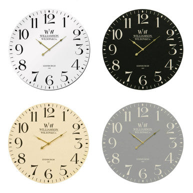 60cm Dia Classic Grey Wall Clock | Destini