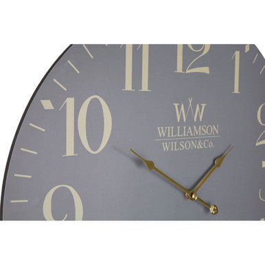60cm Dia Classic Grey Wall Clock | Destini