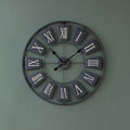 Vitus 70cm Dia Grey Metal Small Wall Clock