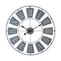 Vitus 90cm Dia Grey Metal Large Wall Clock