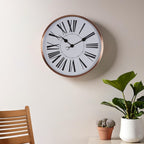 Baillie 50cm Dia Rose Gold Wall Clock