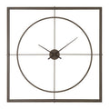 105cm Dia Rust Finish Wall Clock | Trinity