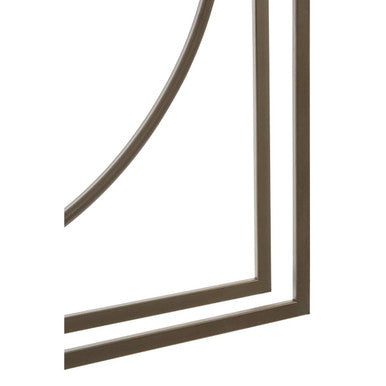 105cm Dia Rust Finish Wall Clock | Trinity