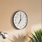 Oval Wall Clock with Silver Finish | Elko
