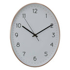 Oval Wall Clock with Copper Finish | Elko