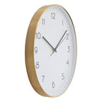 Oval Wall Clock with Gold Finish | Elko