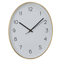 Oval Wall Clock with Gold Finish | Elko